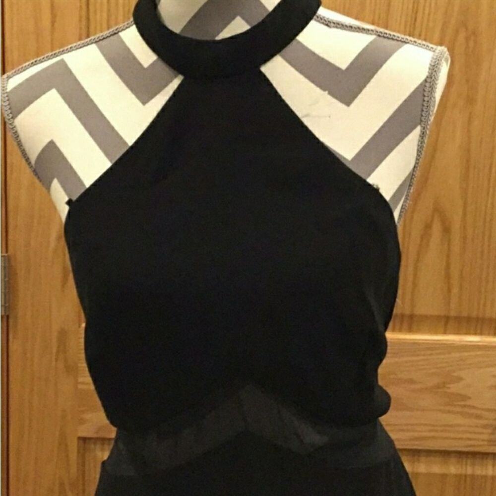 Rachel Rachel Roy Women's Pleated Chiffon Overlay - Picture 4 of 8